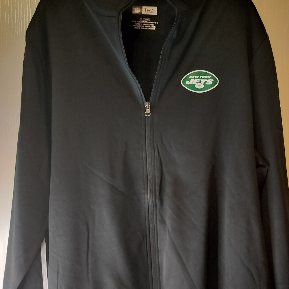 New York Jets Black Zip-Up Jacket
